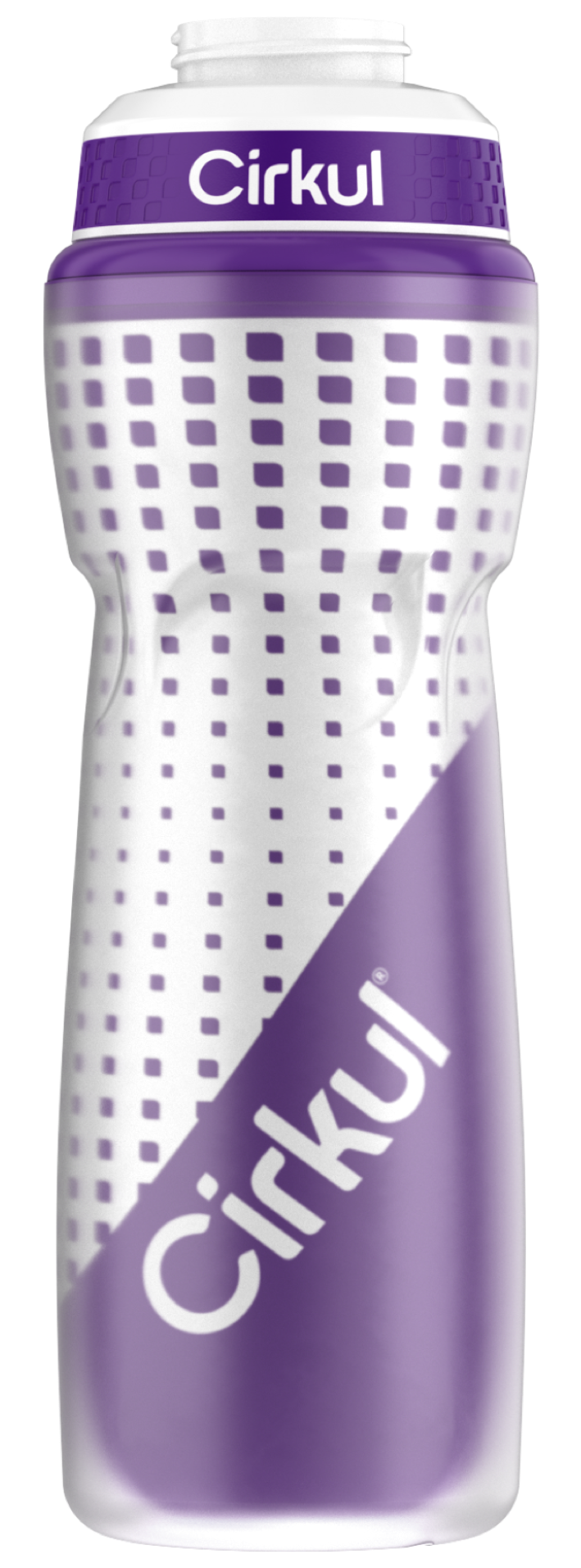 22oz. Insulated Squeeze Plastic Bottle & Sport Lid V55U