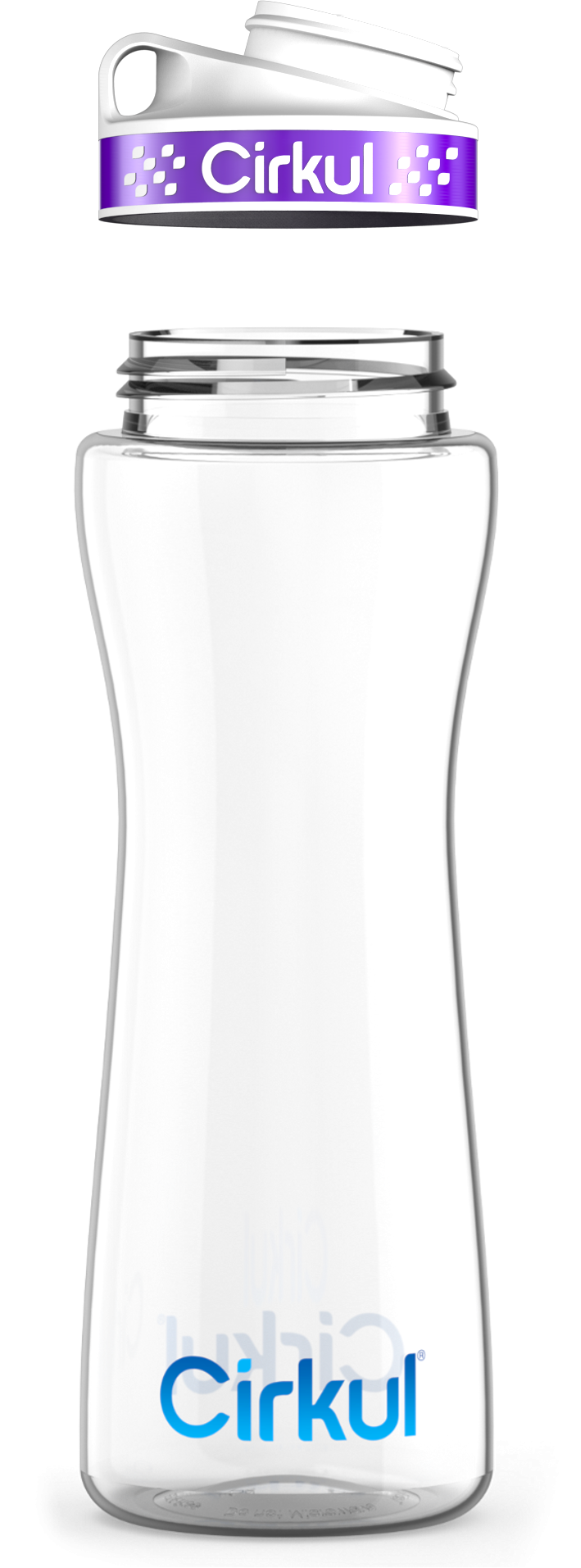 Custom 22oz. Plastic Bottle & Comfort Grip Lid JLQQ