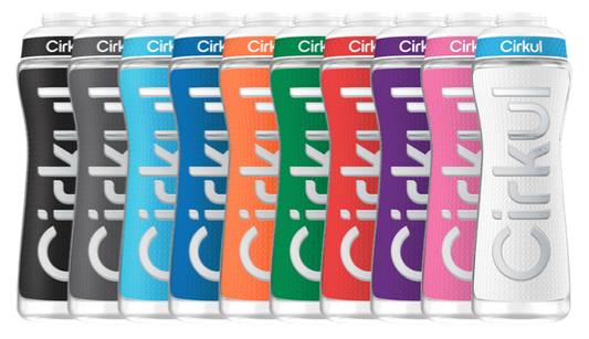 22oz. Grip Squeeze Plastic Bottle & Sport Lid 8C9I