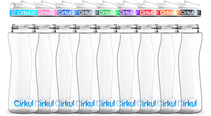 Custom 22oz. Plastic Bottle & Comfort Grip Lid JLQQ