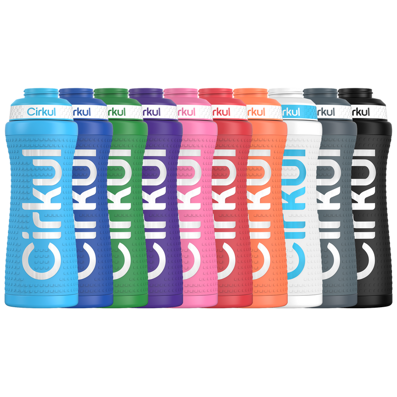 22oz. Grip Stainless Steel Bottle & Sport Lid OTZ3