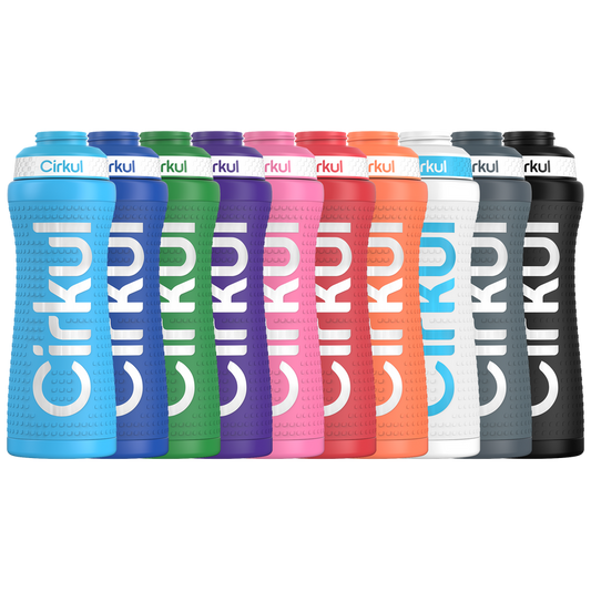 22oz. Grip Stainless Steel Bottle & Sport Lid OTZ3