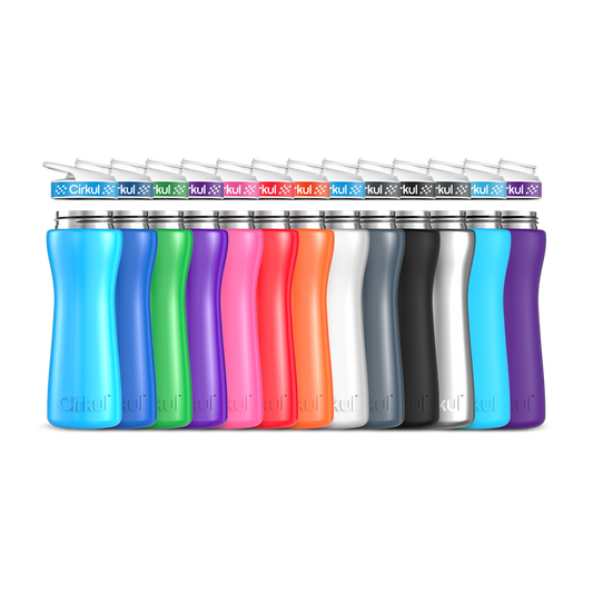 22oz. Stainless Steel Bottle & Comfort Grip Lid L4WA