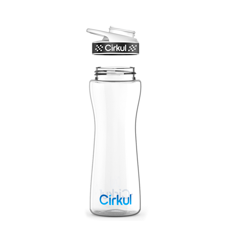 22oz. Plastic Bottle & Comfort Grip Lid B7W6