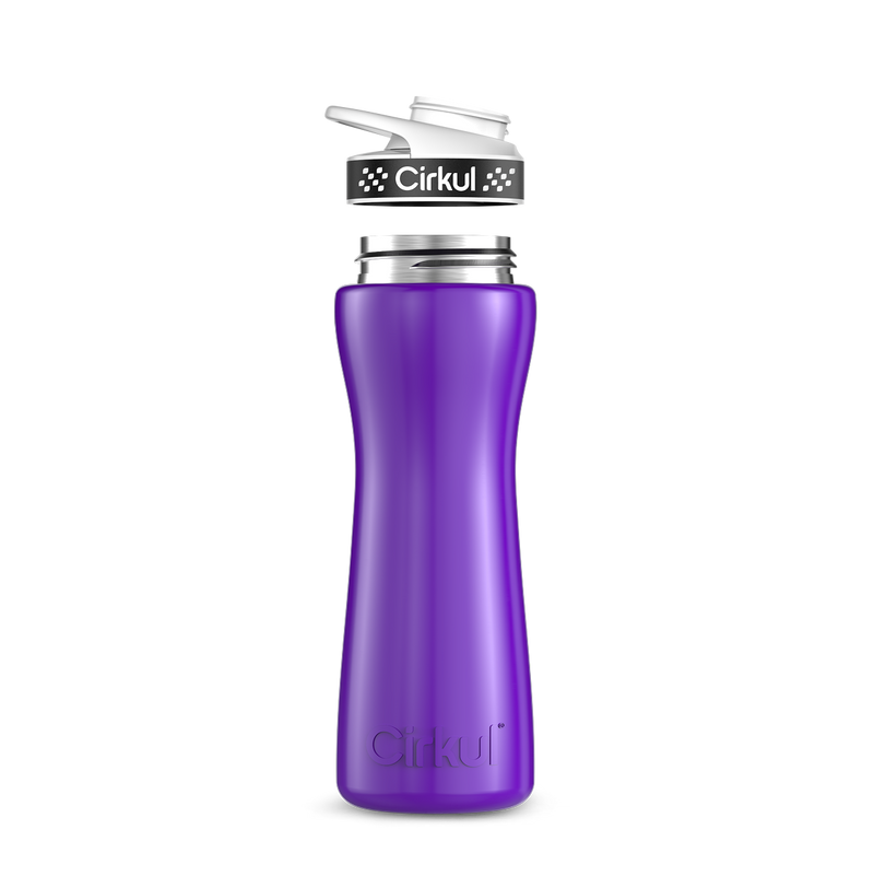 22oz. Stainless Steel Bottle & Comfort Grip Lid L4WA
