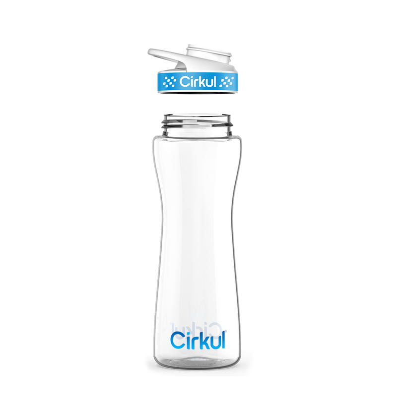 22oz. Plastic Bottle & Comfort Grip Lid B7W6