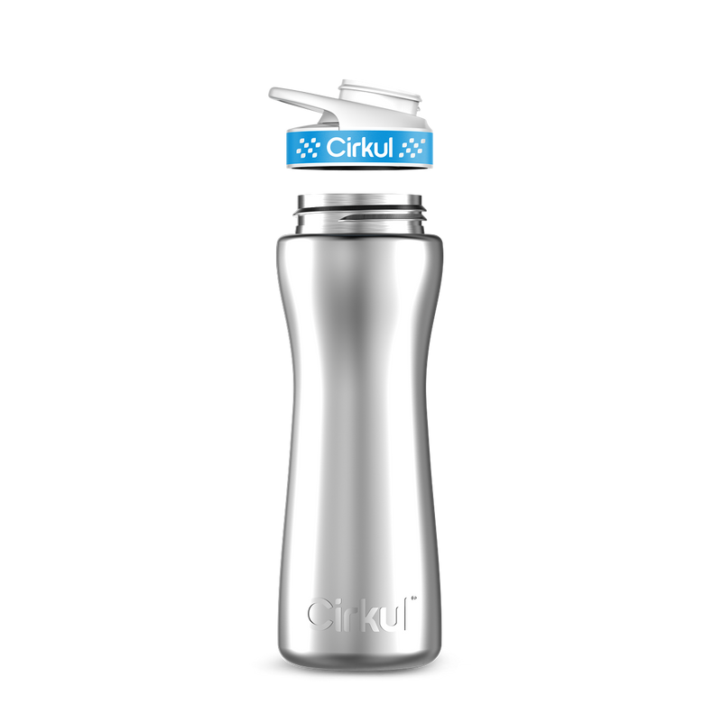 22oz. Stainless Steel Bottle & Comfort Grip Lid L4WA