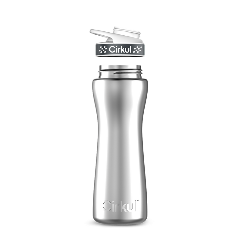22oz. Stainless Steel Bottle & Comfort Grip Lid L4WA