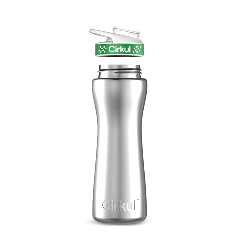 22oz. Stainless Steel Bottle & Comfort Grip Lid L4WA