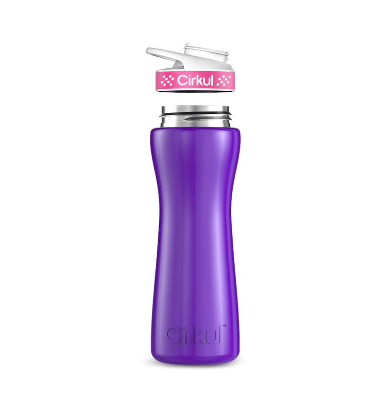 22oz. Stainless Steel Bottle & Comfort Grip Lid L4WA