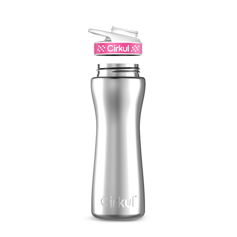 22oz. Stainless Steel Bottle & Comfort Grip Lid L4WA