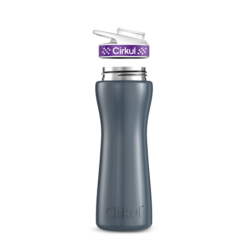 22oz. Stainless Steel Bottle & Comfort Grip Lid L4WA