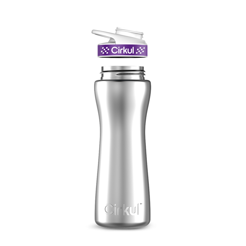 22oz. Stainless Steel Bottle & Comfort Grip Lid L4WA
