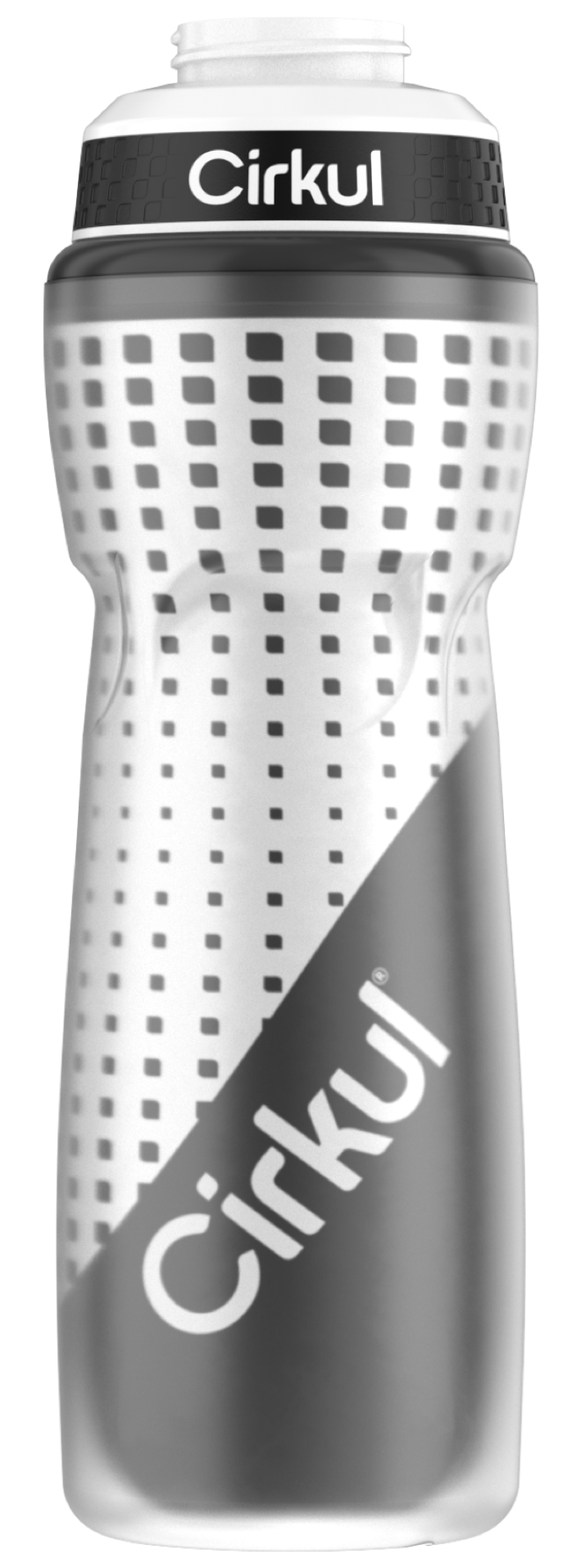 22oz. Insulated Squeeze Plastic Bottle & Sport Lid V55U
