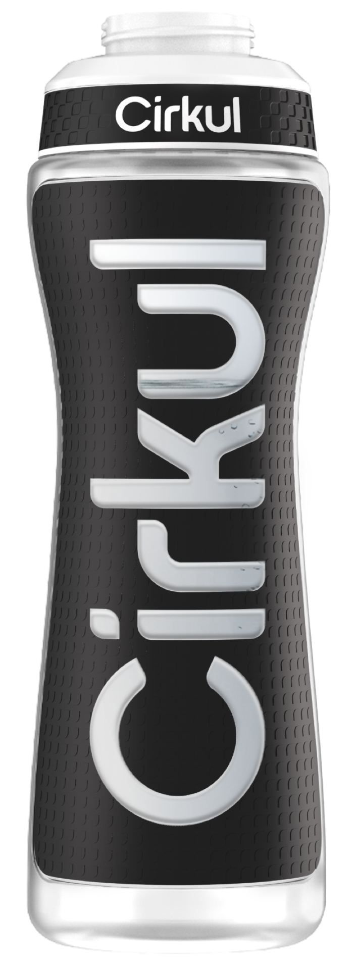22oz. Grip Squeeze Plastic Bottle & Sport Lid 8C9I