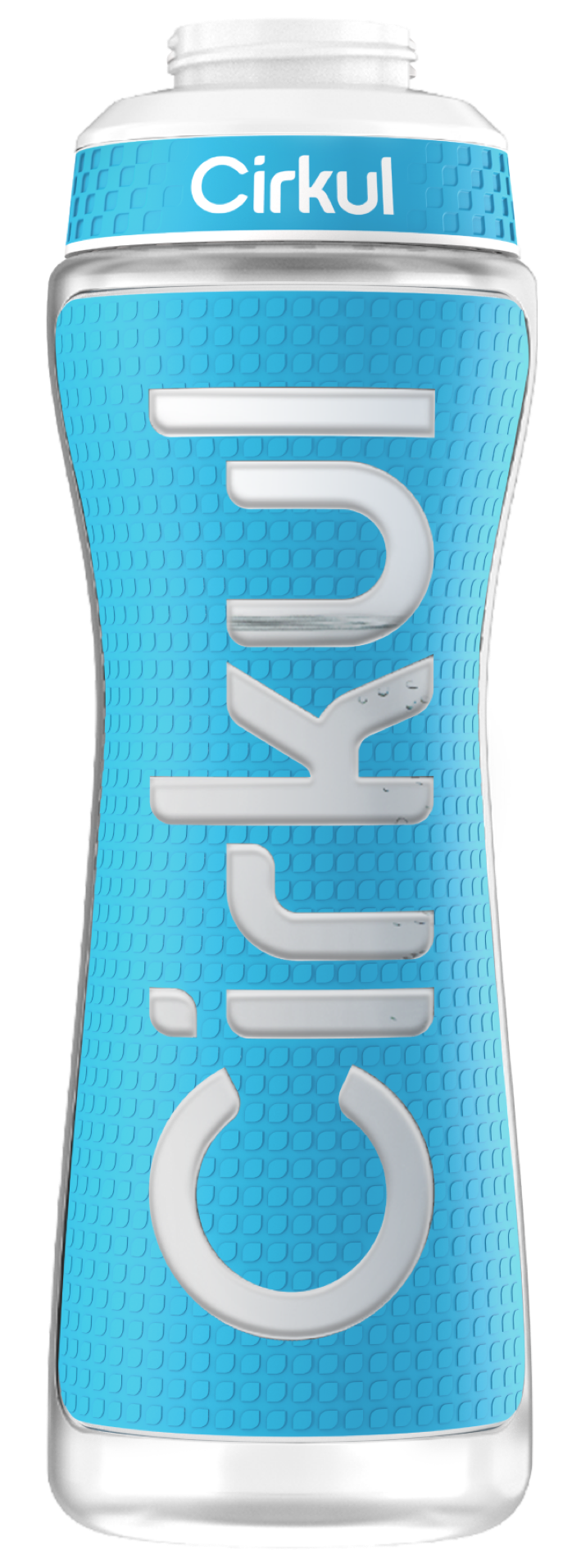 22oz. Grip Squeeze Plastic Bottle & Sport Lid 8C9I