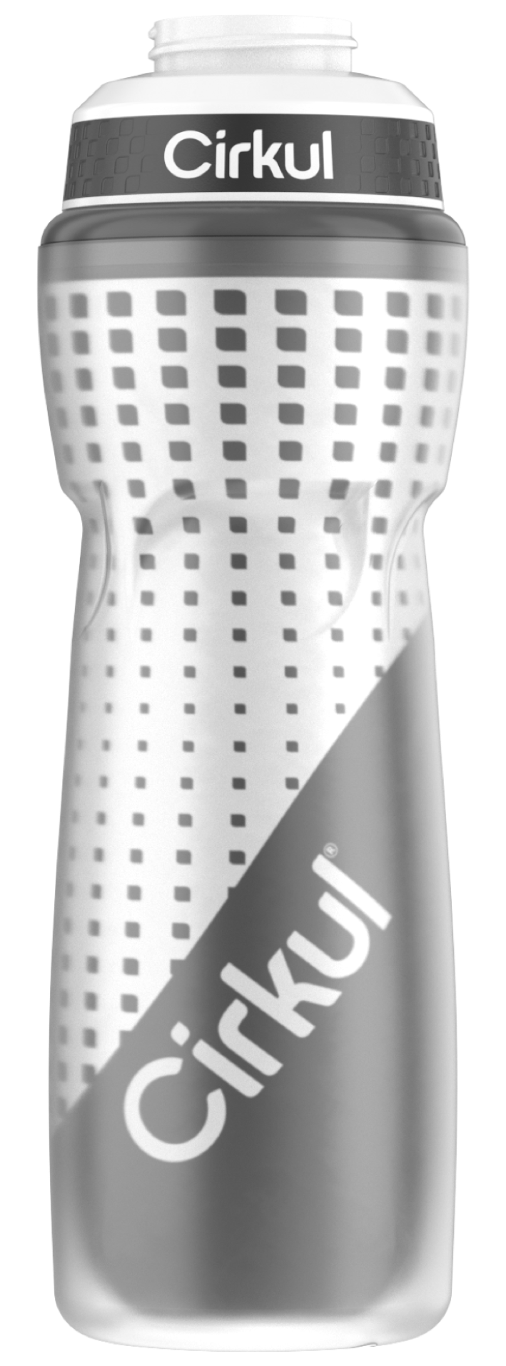 22oz. Insulated Squeeze Plastic Bottle & Sport Lid V55U