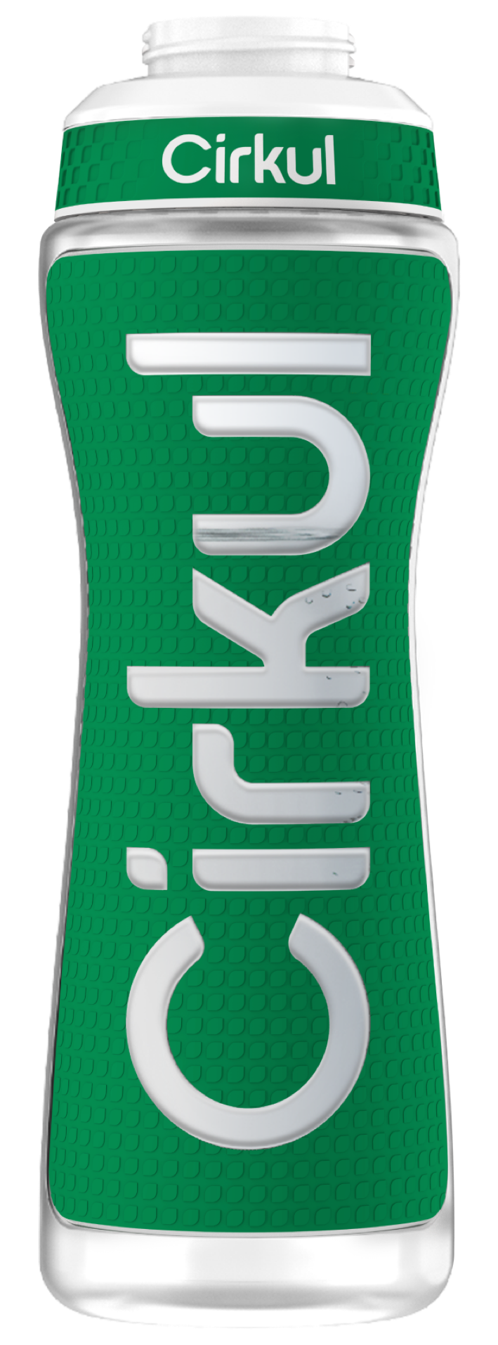 22oz. Grip Squeeze Plastic Bottle & Sport Lid 8C9I