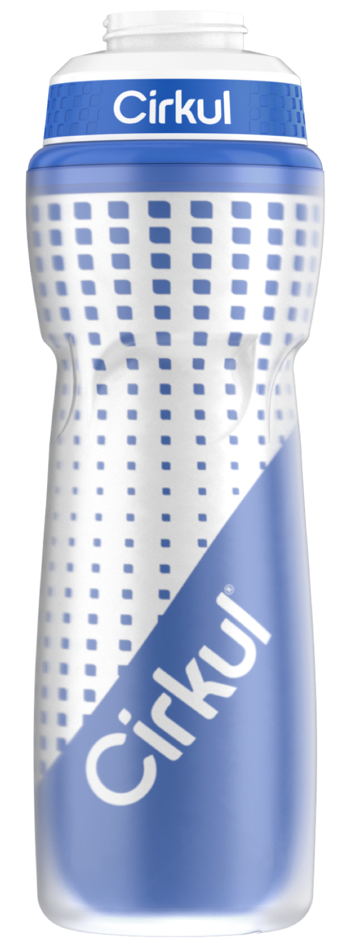 22oz. Insulated Squeeze Plastic Bottle & Sport Lid V55U