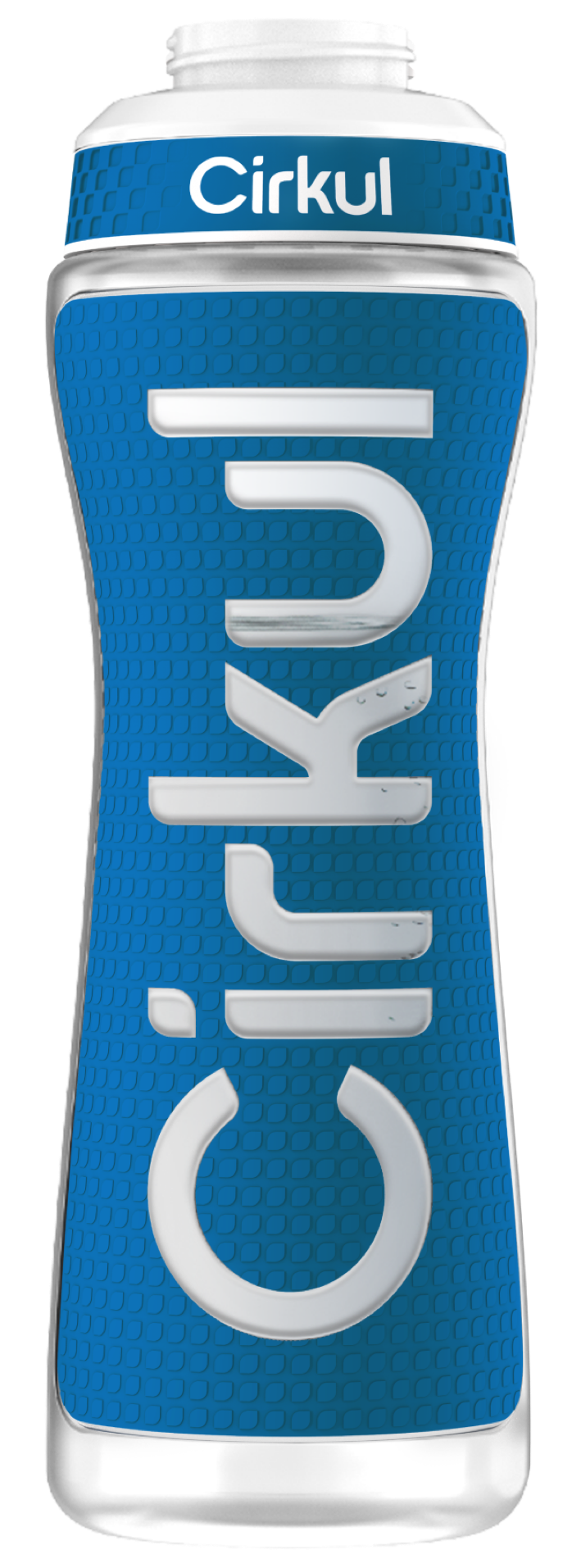 22oz. Grip Squeeze Plastic Bottle & Sport Lid 8C9I