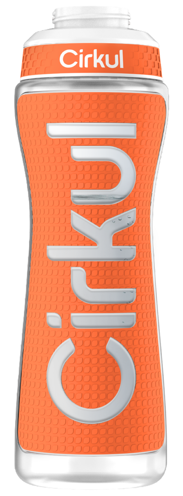 22oz. Grip Squeeze Plastic Bottle & Sport Lid 8C9I