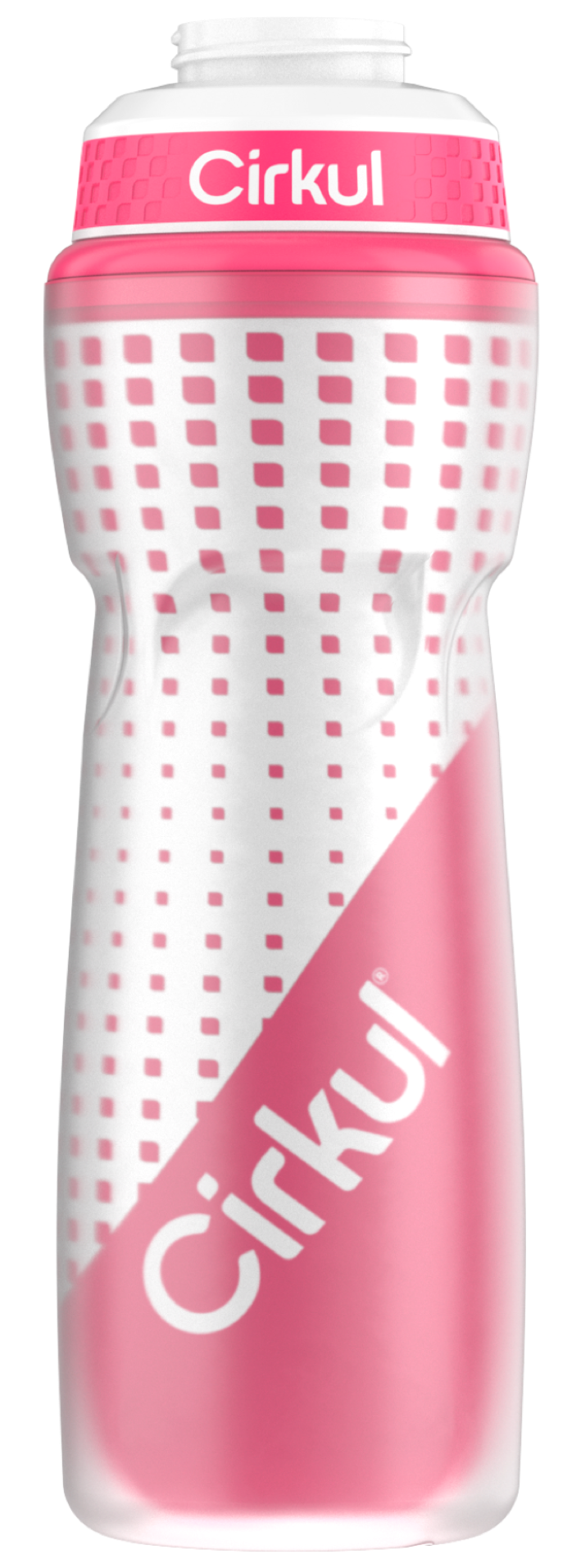 22oz. Insulated Squeeze Plastic Bottle & Sport Lid V55U