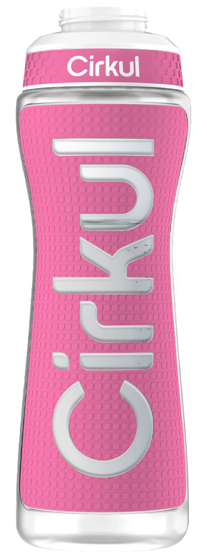 22oz. Grip Squeeze Plastic Bottle & Sport Lid 8C9I