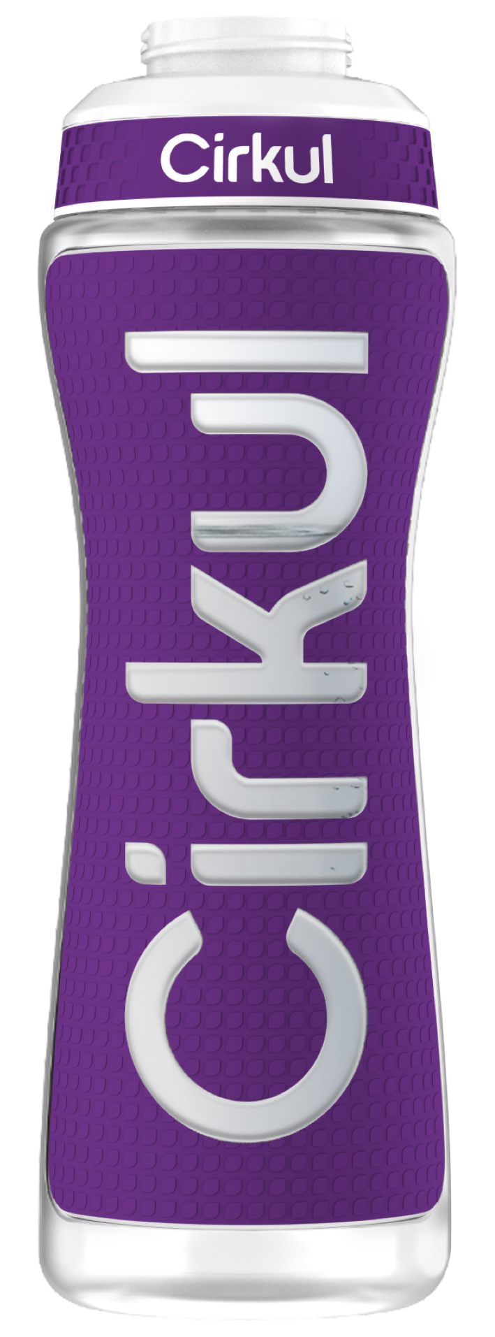 22oz. Grip Squeeze Plastic Bottle & Sport Lid 8C9I