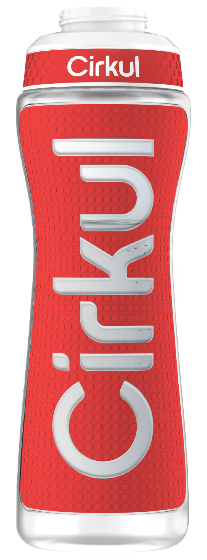 22oz. Grip Squeeze Plastic Bottle & Sport Lid 8C9I