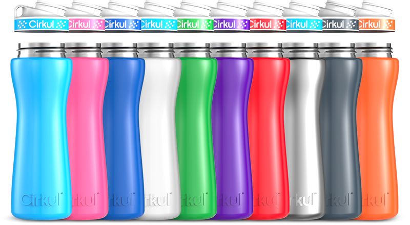 Custom 22oz. Stainless Steel Bottle & Comfort Grip Lid T8XU