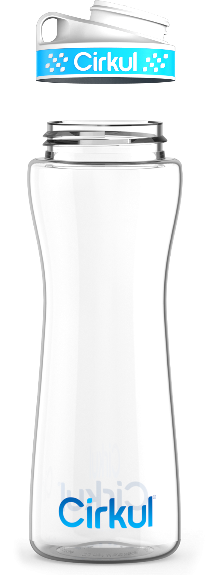 Custom 22oz. Plastic Bottle & Comfort Grip Lid JLQQ