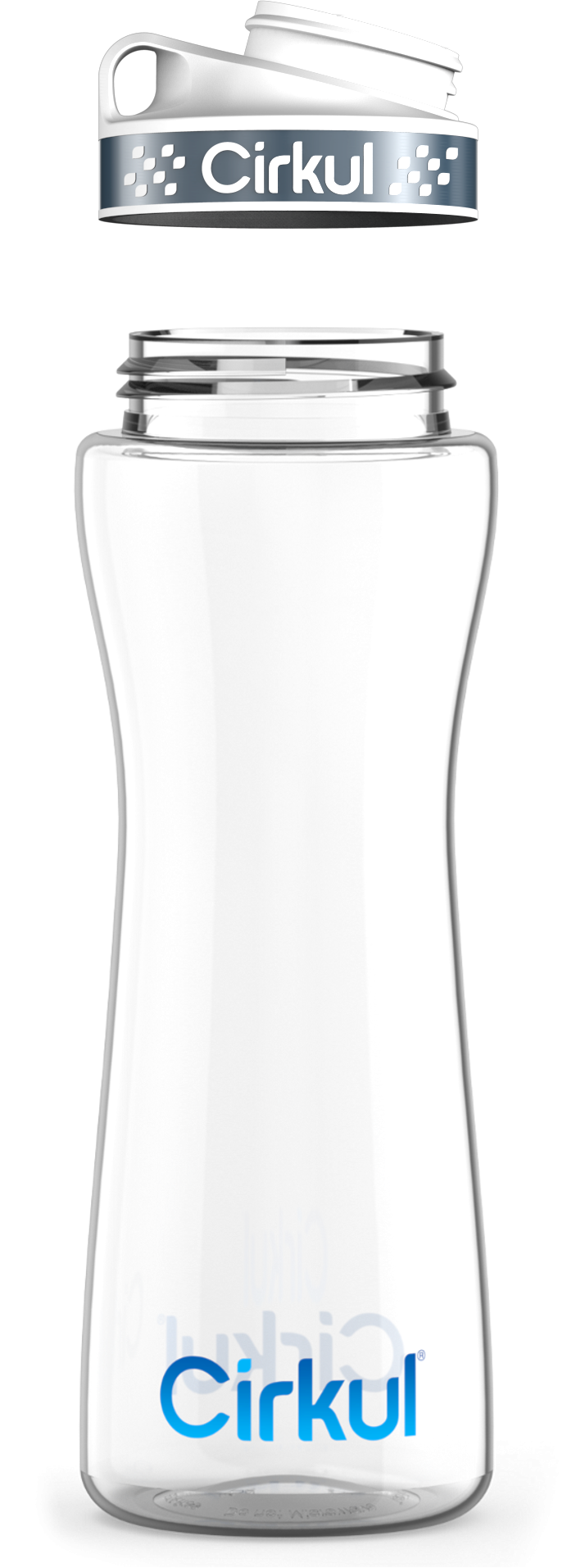 Custom 22oz. Plastic Bottle & Comfort Grip Lid JLQQ