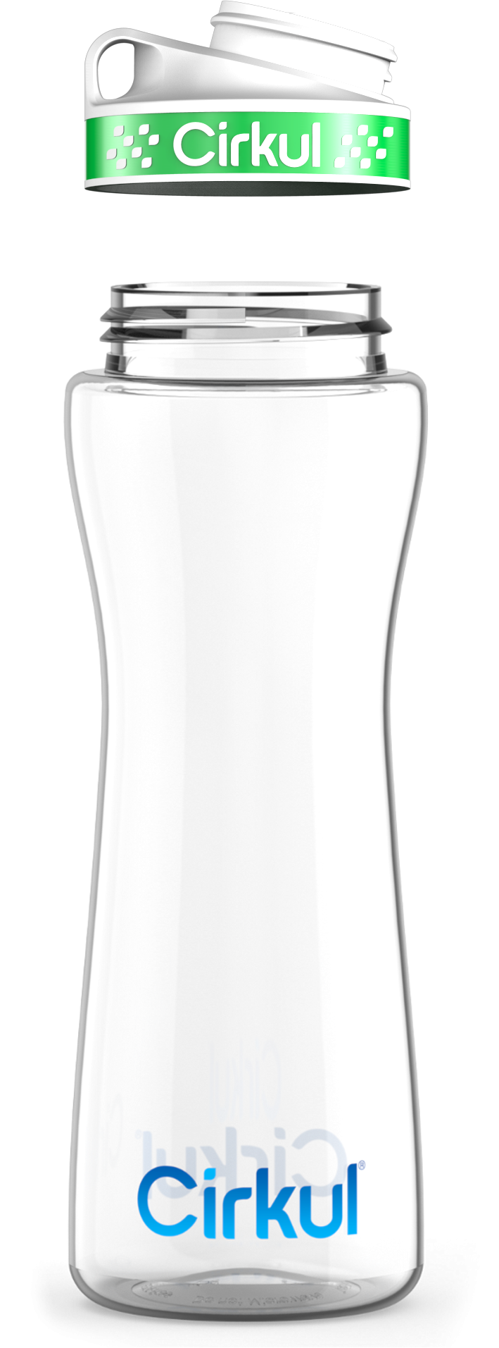 Custom 22oz. Plastic Bottle & Comfort Grip Lid JLQQ