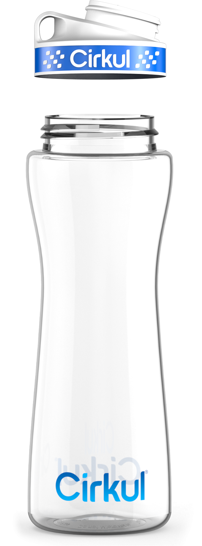 Custom 22oz. Plastic Bottle & Comfort Grip Lid JLQQ
