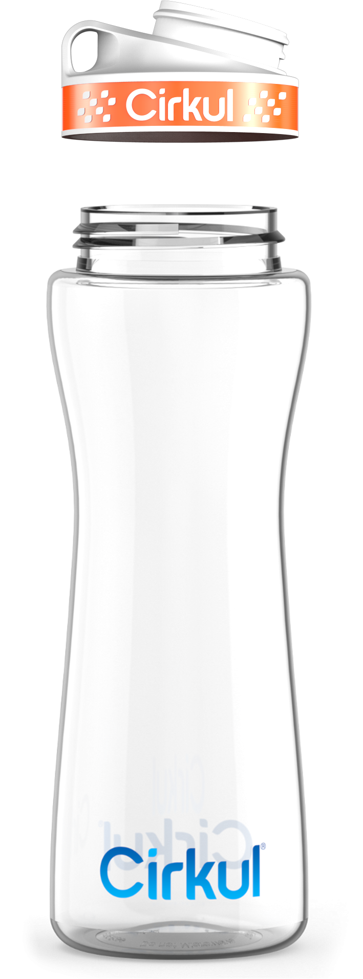 Custom 22oz. Plastic Bottle & Comfort Grip Lid JLQQ