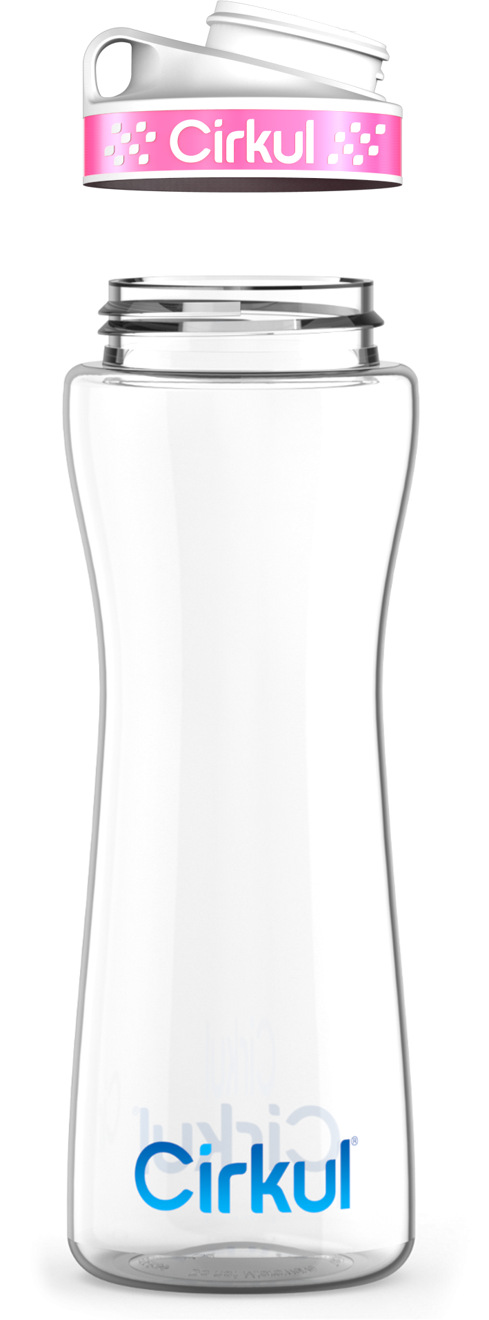 Custom 22oz. Plastic Bottle & Comfort Grip Lid JLQQ