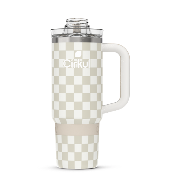 Limited Edition: 30oz. Taupe Tartan Travel StrawSip™ Tumbler YFR8