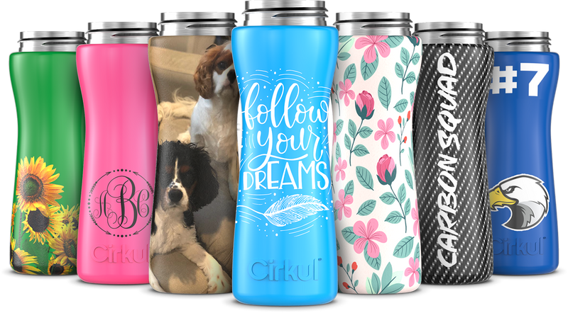 Custom 22oz. Stainless Steel Bottle & Comfort Grip Lid T8XU