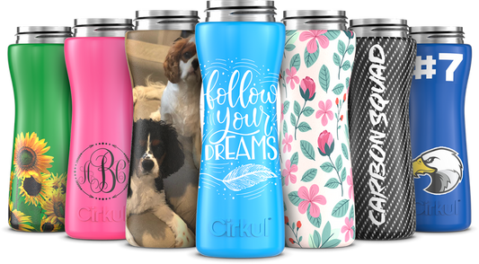 Custom 22oz. Stainless Steel Bottle & Comfort Grip Lid T8XU