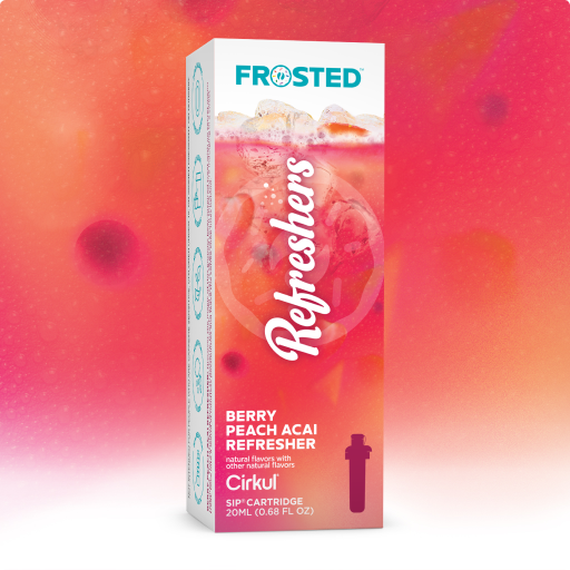 Frosted Berry Peach Acai Refresher 65JD